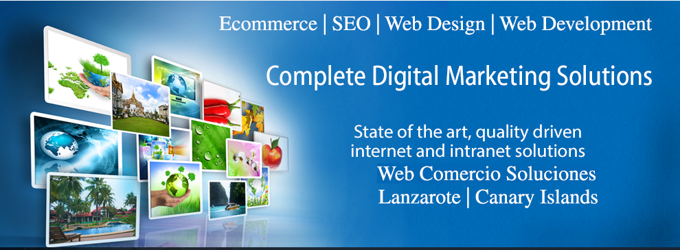 Ecommerce Lanzarote - Web Design Lanzarote - Professional Web Site Development Lanzarote